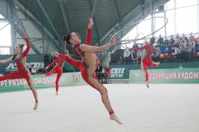 В Рязани стартовали соревнования чемпионата ЦФО по художественной гимнастике